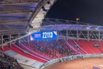 武汉三镇主场对阵成都蓉城,共22113名球迷来到现场观战