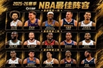 🌟最佳阵容完整版:亚历山大&约基奇全票一阵 杜兰特&小卡二阵